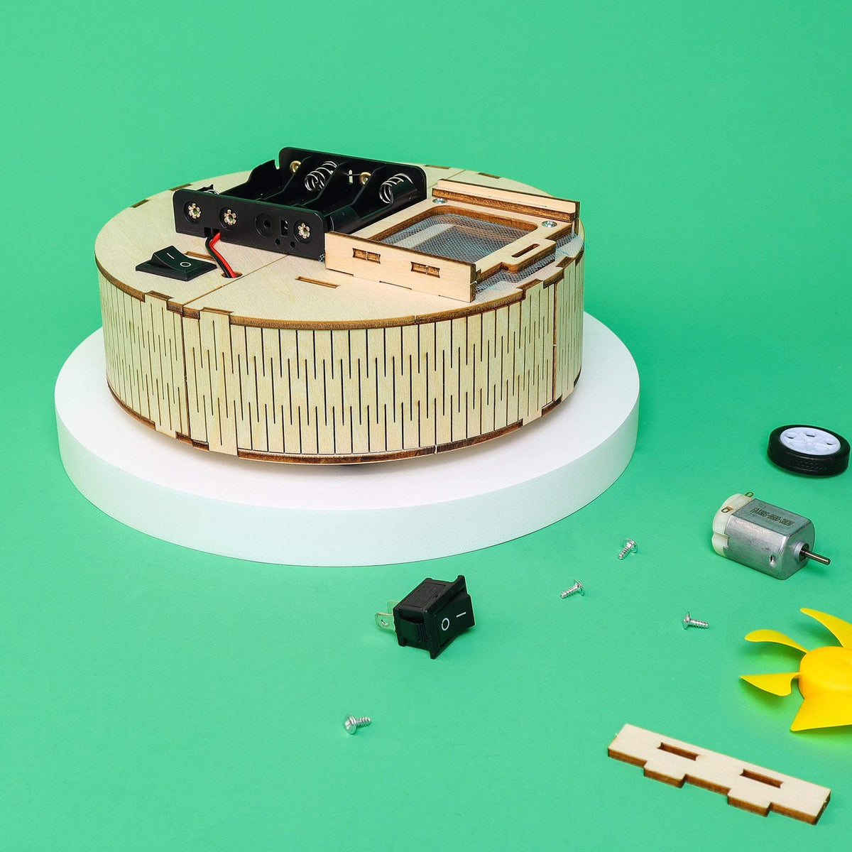 DIY Robot Vacuum Kit | Obstacle Avoidance | Hands On Assembly | Junior Makers