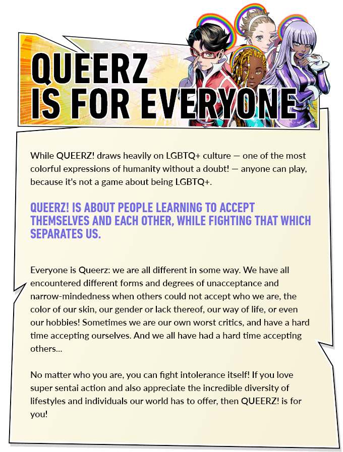 Queerz! Character Creator Guide | Print Books
