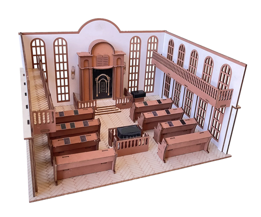 3d Wooden Shul Puzzle - ToylandEU