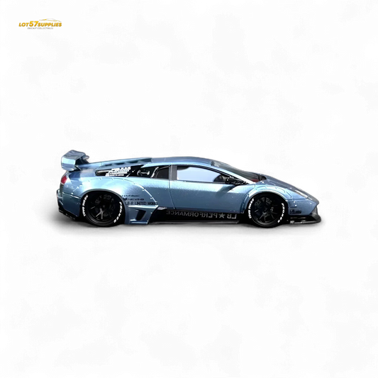 404ERROR Lamborghini Murcielago LBWK Ice Blue 1:64 - ToylandEU