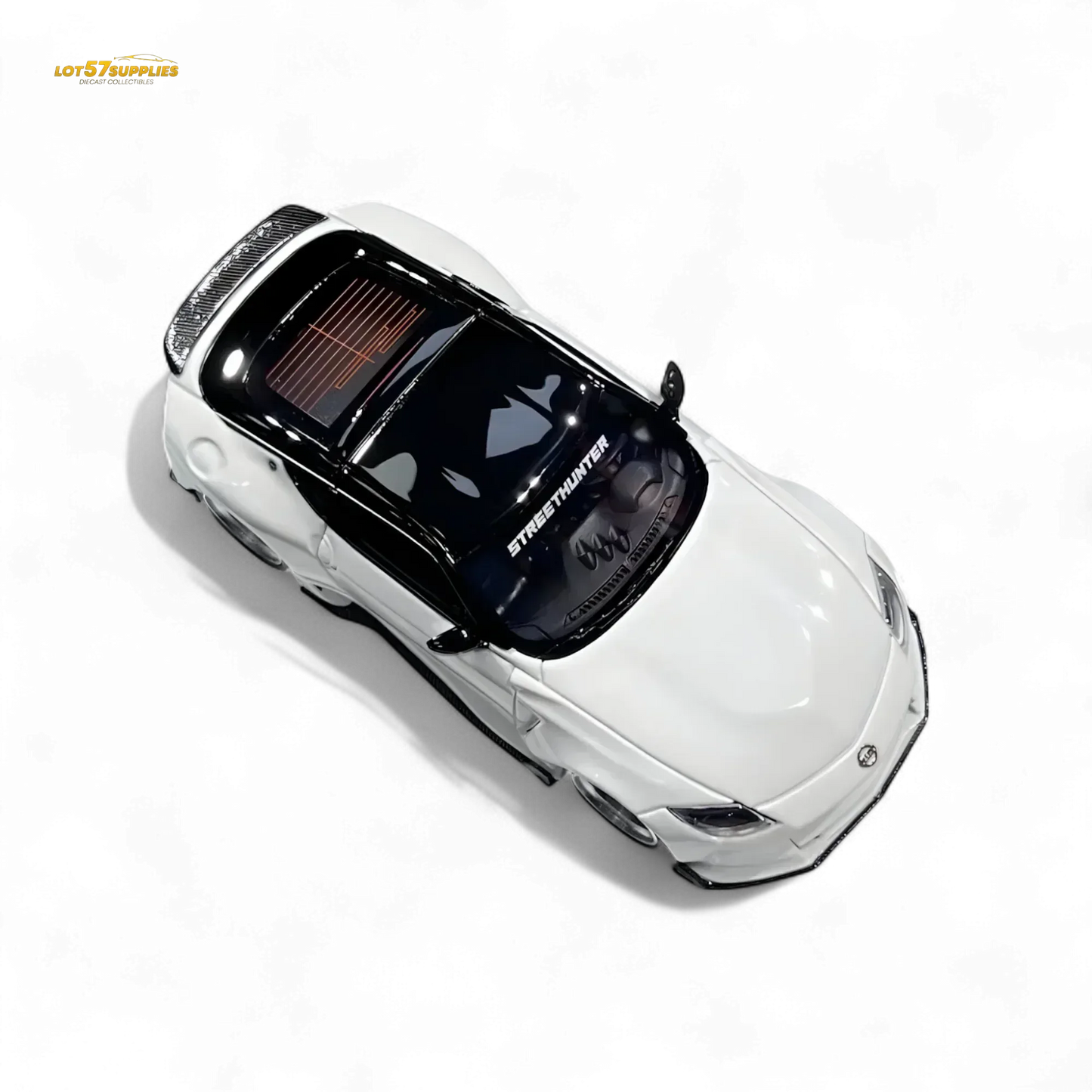 Error404 Nissan 400Z White Limited to 499 Units 1:64 Resin Model - ToylandEU