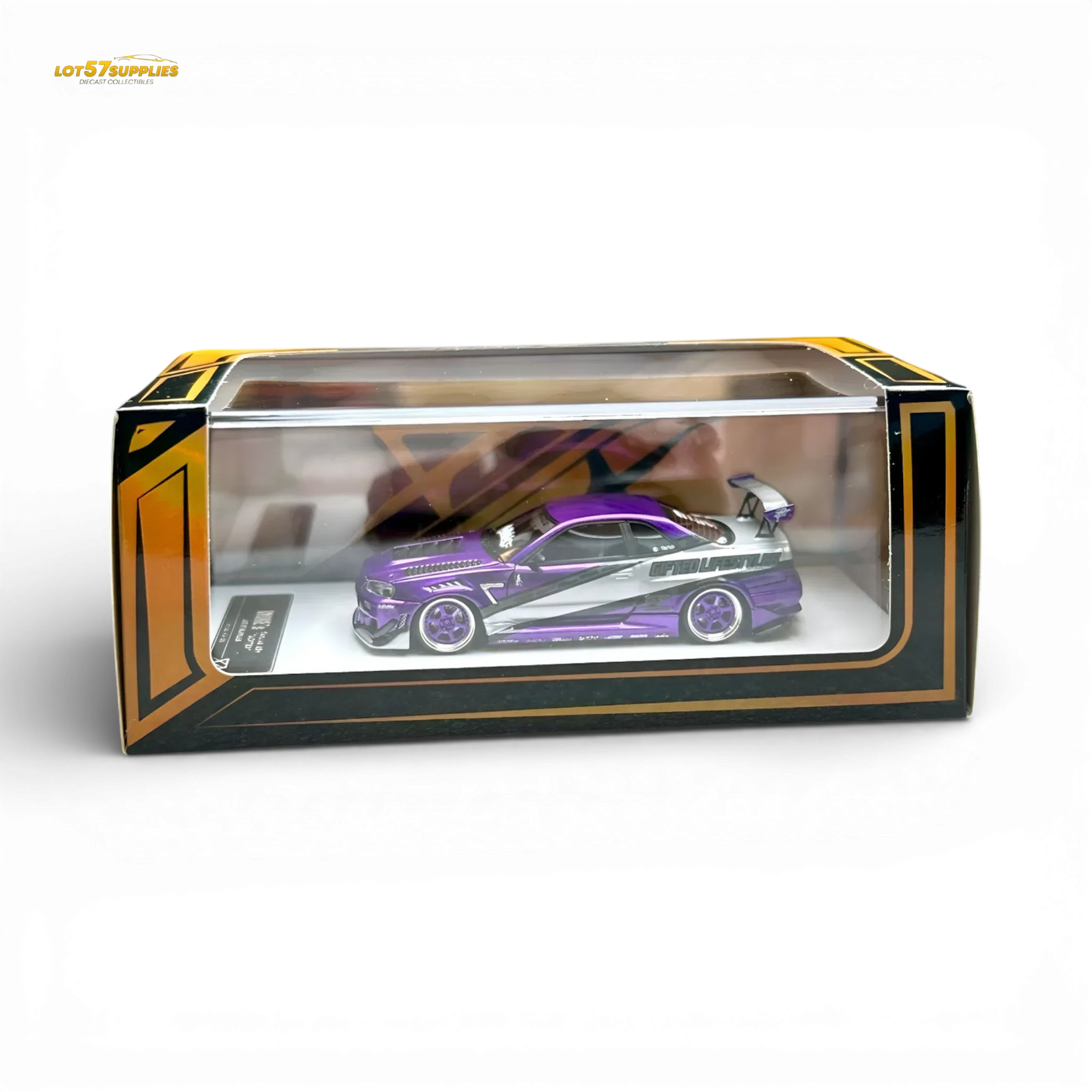 404ERROR x LOT 57 RYOHE's Skyline R34 "GIFTED" Resin 1:64 - ToylandEU
