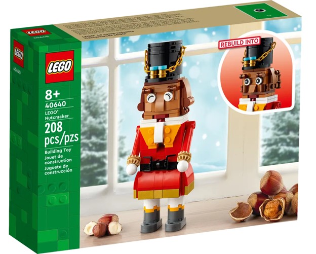 LEGO® Nutcracker Building Set | 208 Pieces | Ages 8+ | Holiday Decor