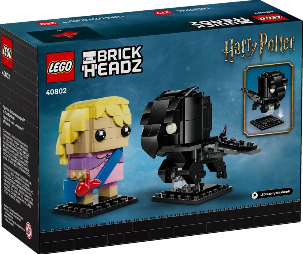 LEGO® Harry Potter BrickHeadz Figures | Luna Lovegood And Thestral | 292 Pieces