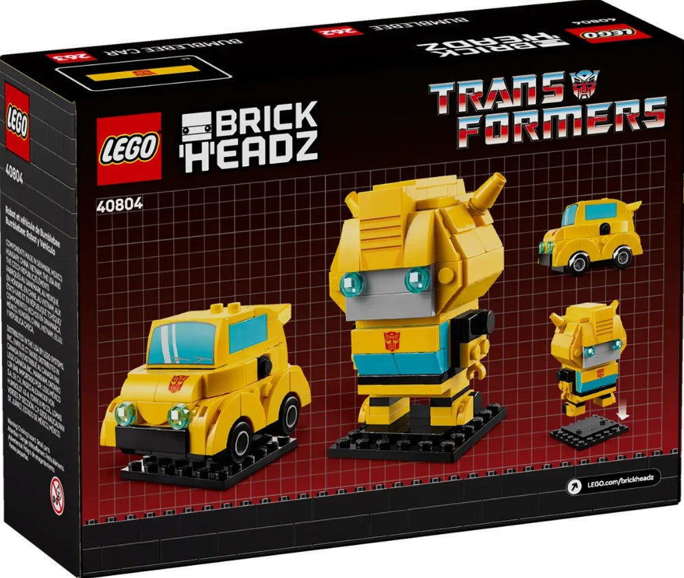 LEGO® BrickHeadz Bumblebee Robot and Vehicle | 253 Pieces | Ages 10+