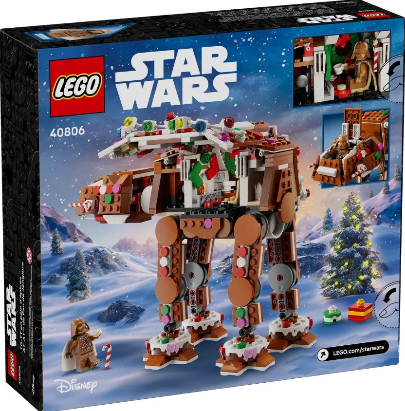 LEGO® Star Wars Gingerbread AT-AT Walker | 697 Pieces | Ages 10+