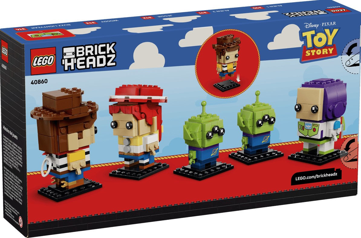 LEGO® Disney BrickHeadz Toy Story Set | 528 Pieces | Ages 10 And Up | 40860
