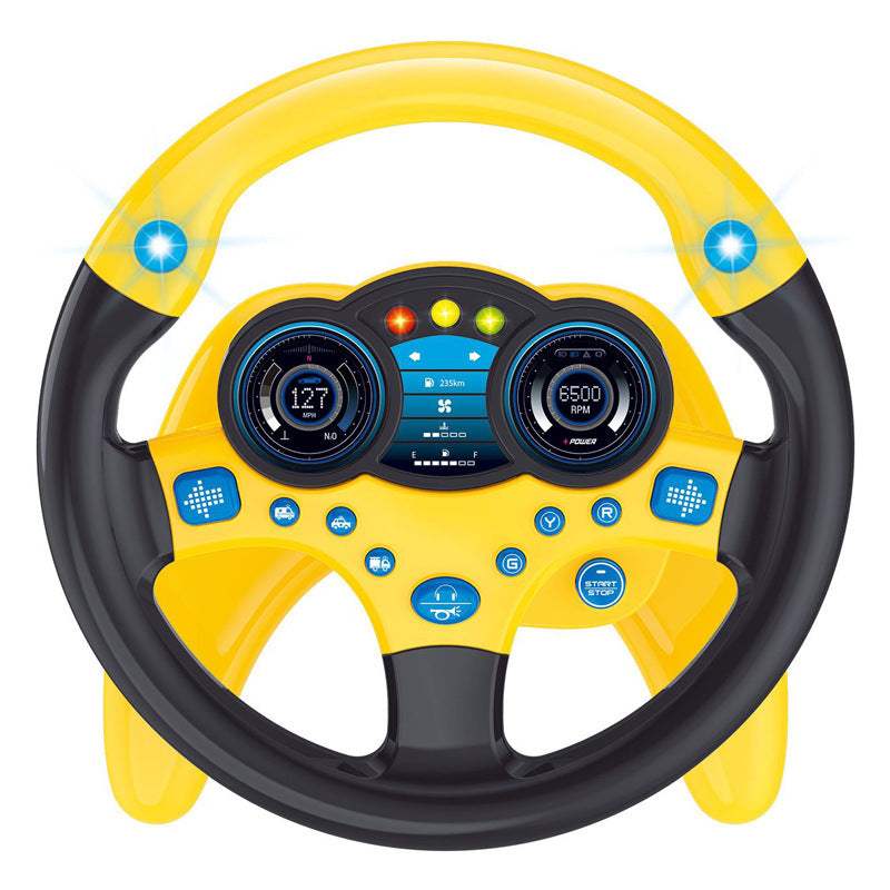 Co-Pilot Simulation Steering Wheel Toy | Pretend Play