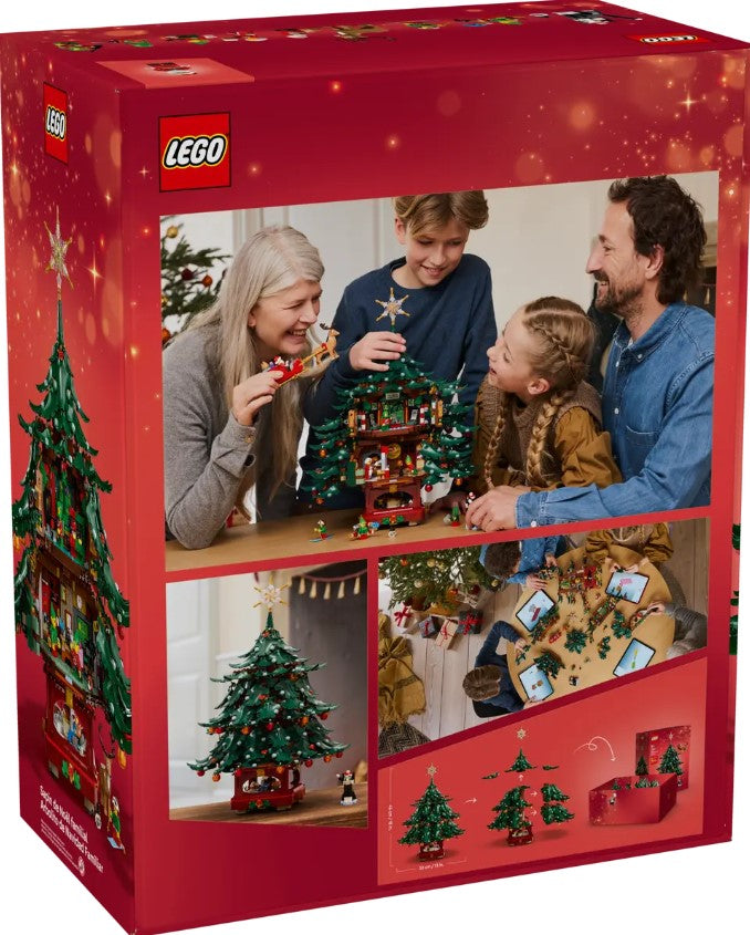 LEGO® Icons Christmas Tree Decoration Set | 3171 Pieces | Ages 9+