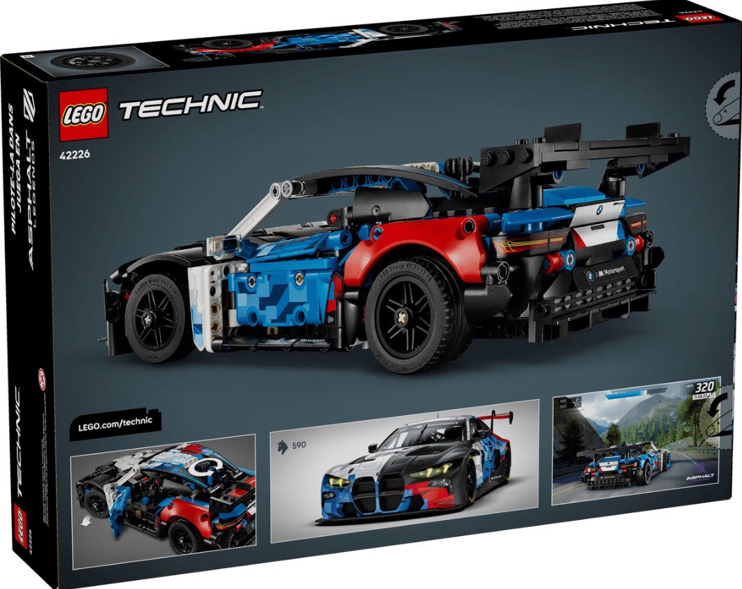 LEGO® Technic M4 GT3 EVO Race Car Building Set | 747 Pieces | Ages 11+