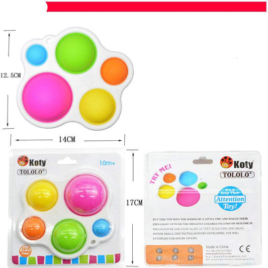 Sensory Popping Board | ABS Colored Silicone
