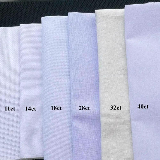 42x50cm Aida Cloth for Cross Stitch - 28ct, 18ct, 16ct, 11ct, 9ct DIY Embroidery Fabric Canvas - ToylandEU™