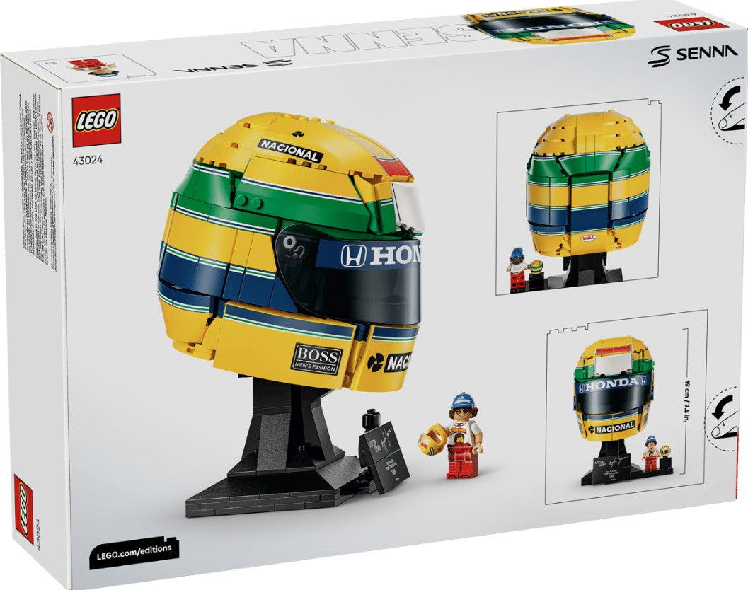 LEGO® Editions Ayrton Senna Helmet Building Set | 931 Pieces | Ages 14+