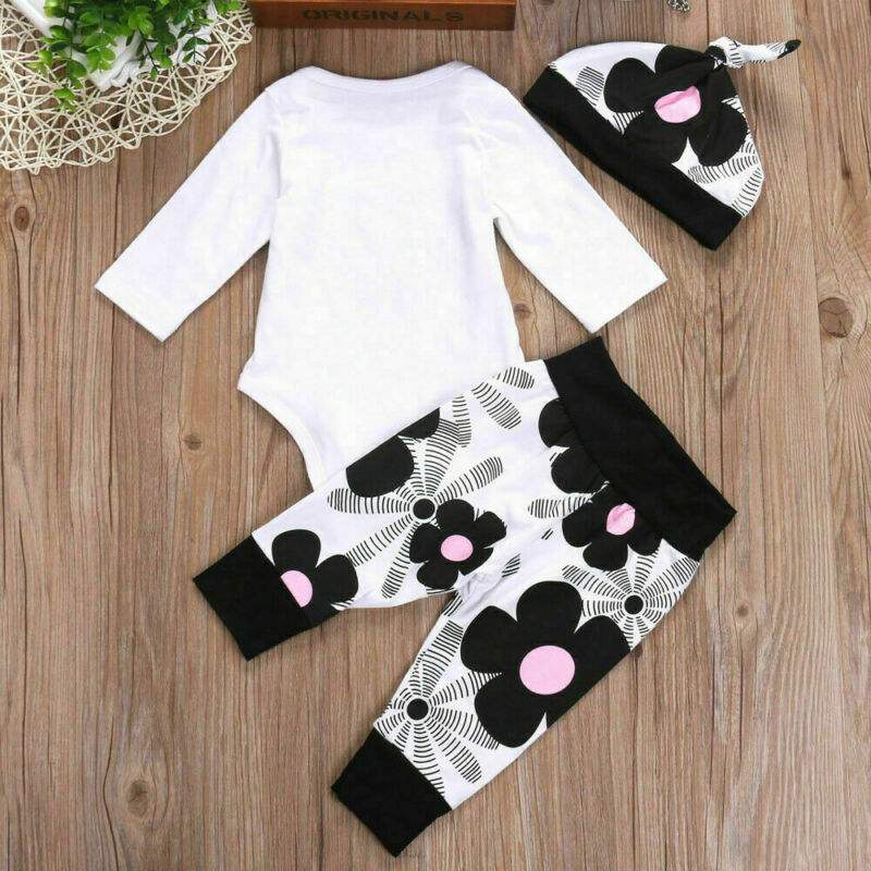 Kids' Cotton Long-Sleeve Heart Print Three-Piece Suit | Cotton Blend | Baby & Children's Outfits