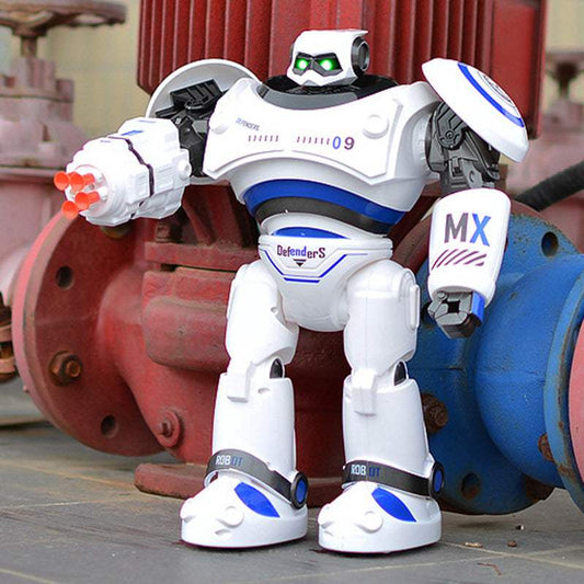 Mech Warrior Remote Control Robot | Blue, 27 x 12.5 x 33 cm