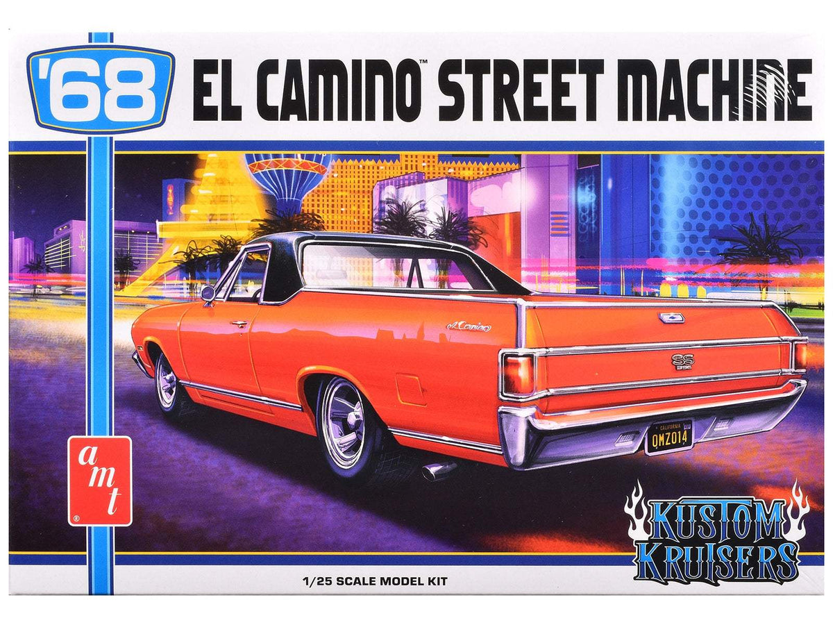 1968 Chevrolet El Camino Street Machine | 1/25 Plastic Model Kit | AMT | Collector Quality