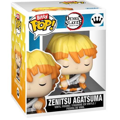 Funko Zenitsu Mini Figure | PVC Collectible | Anime Series Model | Desktop Toy
