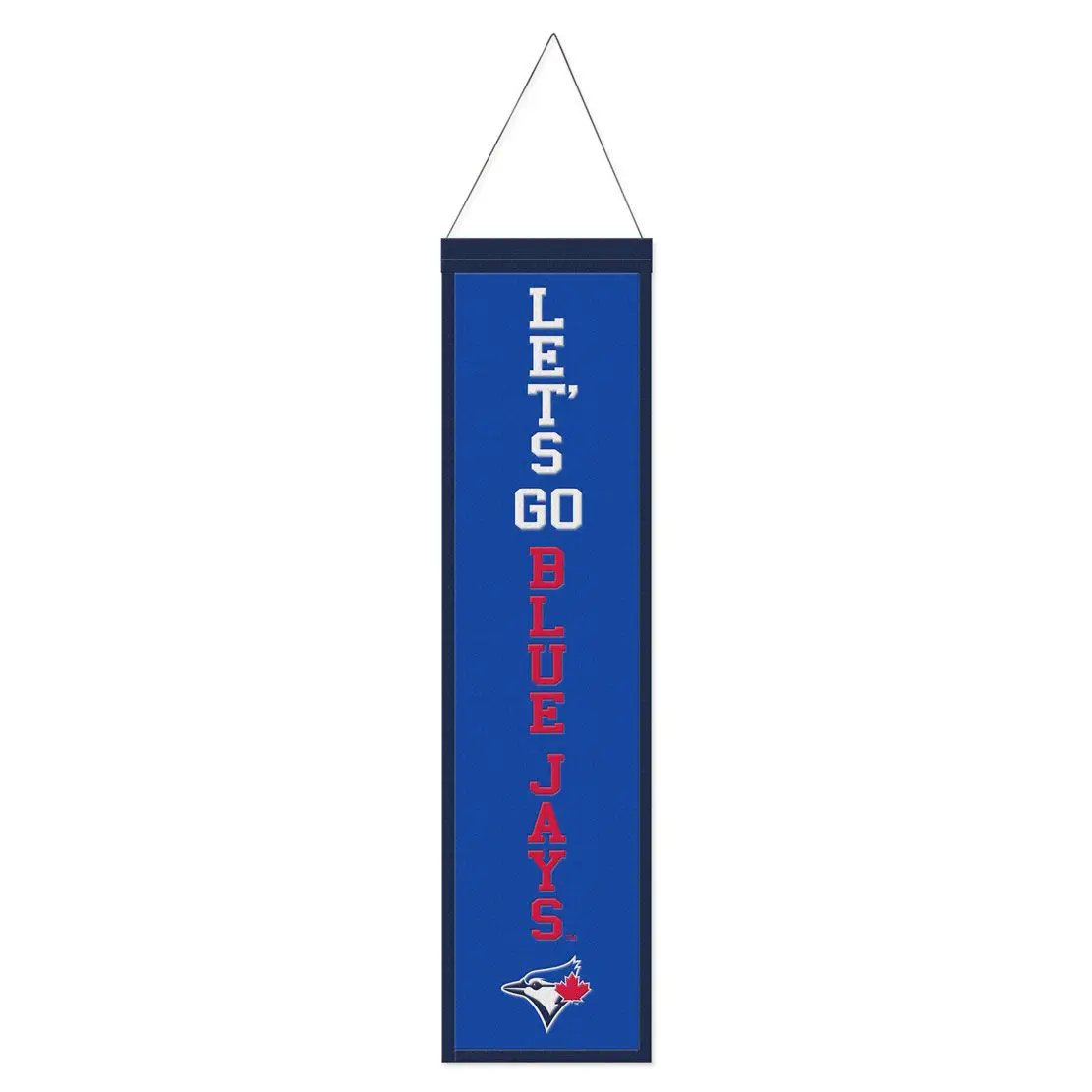 Toronto Blue Jays Banner Wool 8x32 Heritage Slogan Design