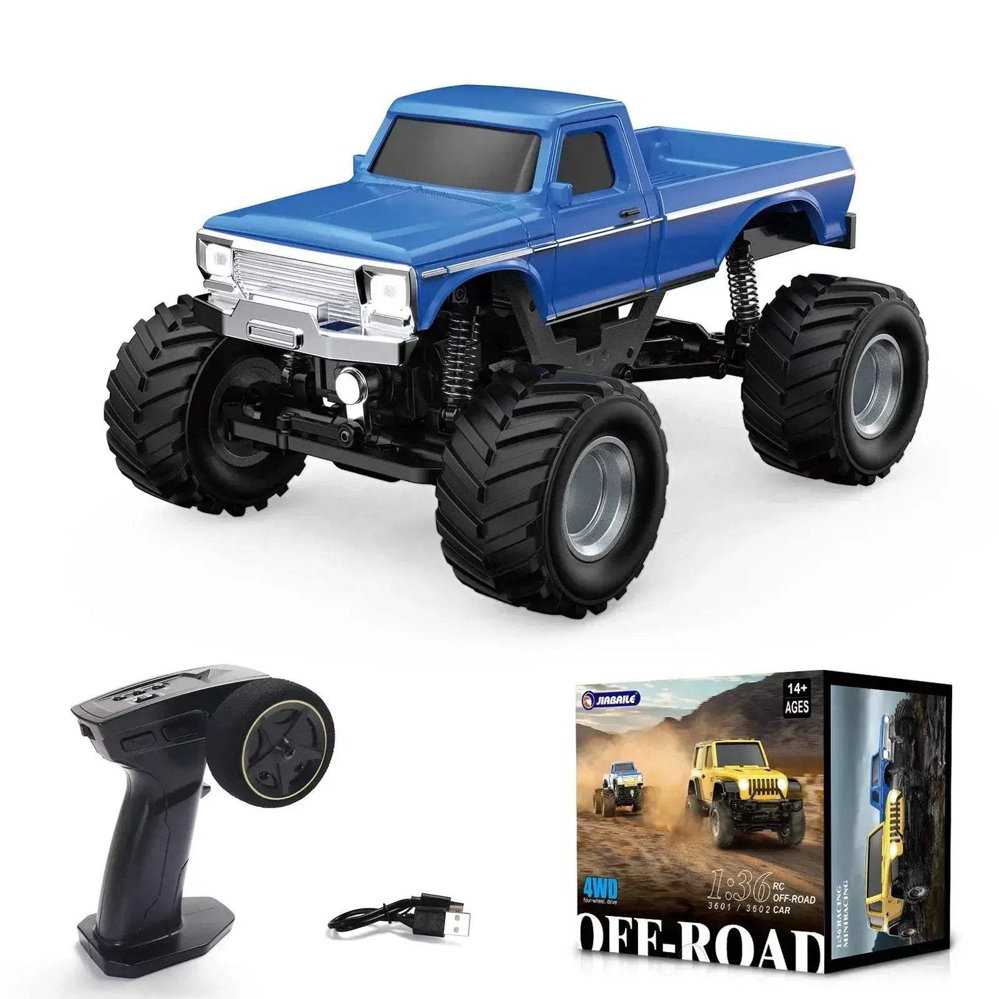 4WD Mini RC Crawler Car With Light System Remote Control - ToylandEU