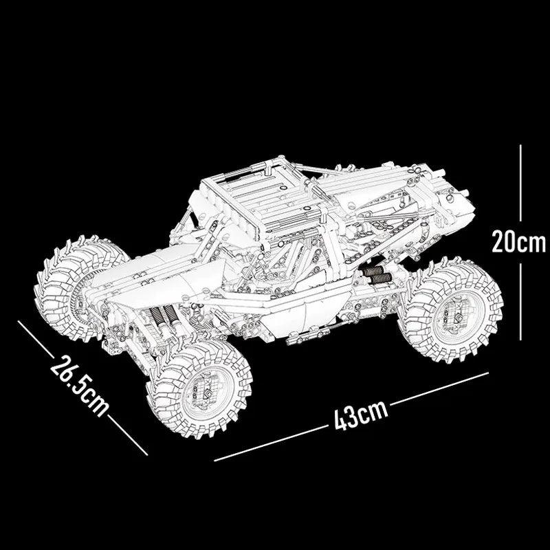 4WD Off Road RC Buggy Building Set 1890 Pieces - ToylandEU™