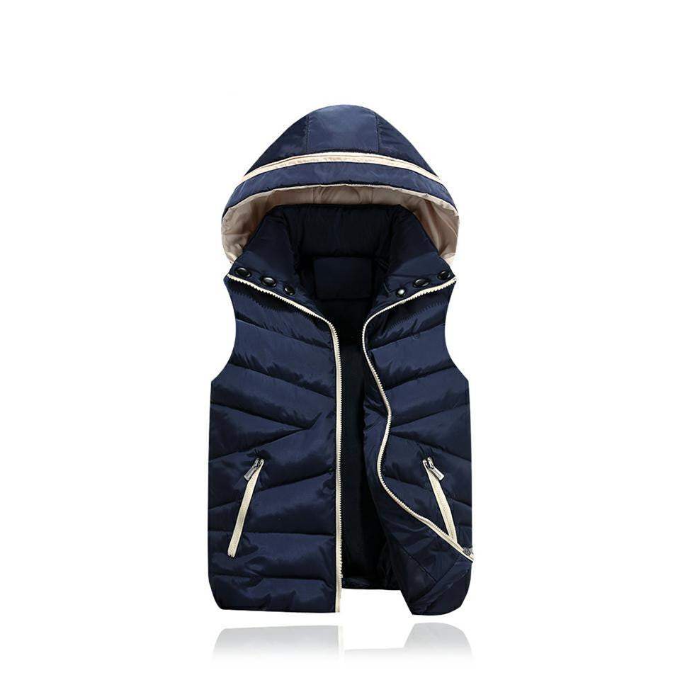 Kids' Autumn And Winter Casual Down Cotton Vest | Chemical Fiber Blended | Casual Style