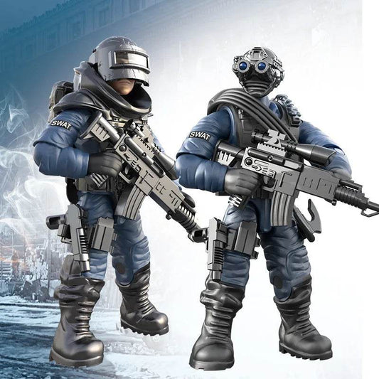 4pcs WW2 Eagle Special Forces Military Soldiers Model Blocks - ToylandEU