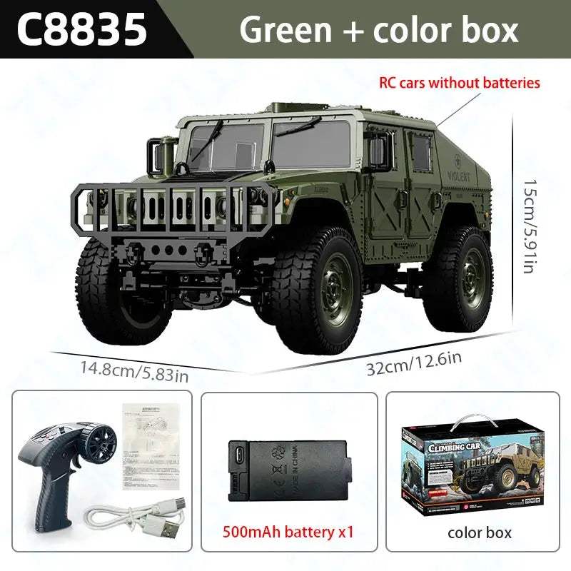 4x4 RC Car Remote Control All Terrain Jeep Performance - ToylandEU™