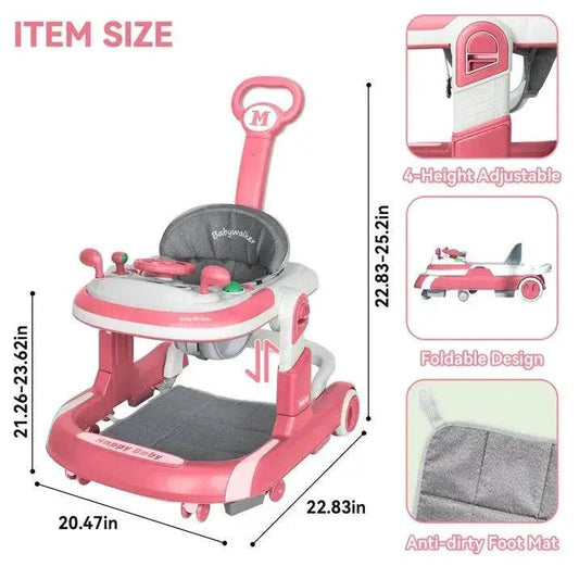 5 In 1 Infant Walker Anti Roll Over Educational Toy - ToylandEU™