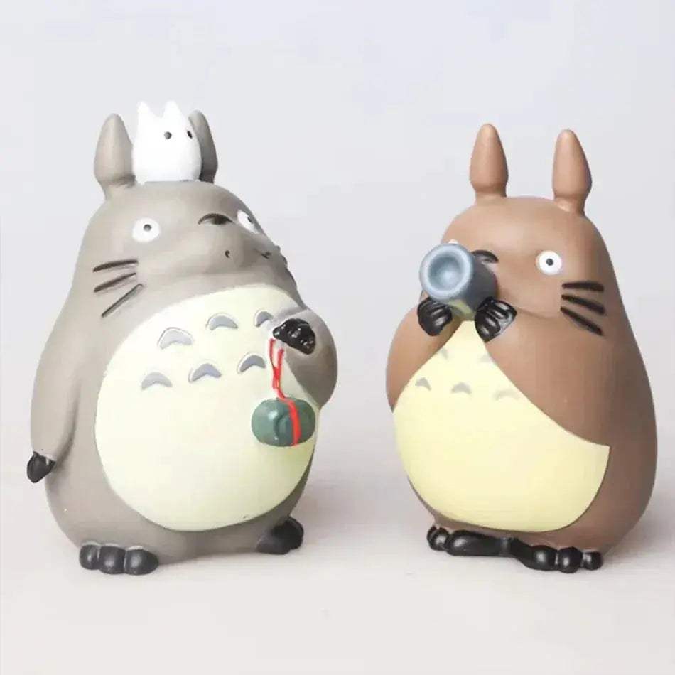 5 PCS Set Totoro Mini Figurines, My Neighbor Totoro Statue Cute Anime Figures 11 CM - ToylandEU