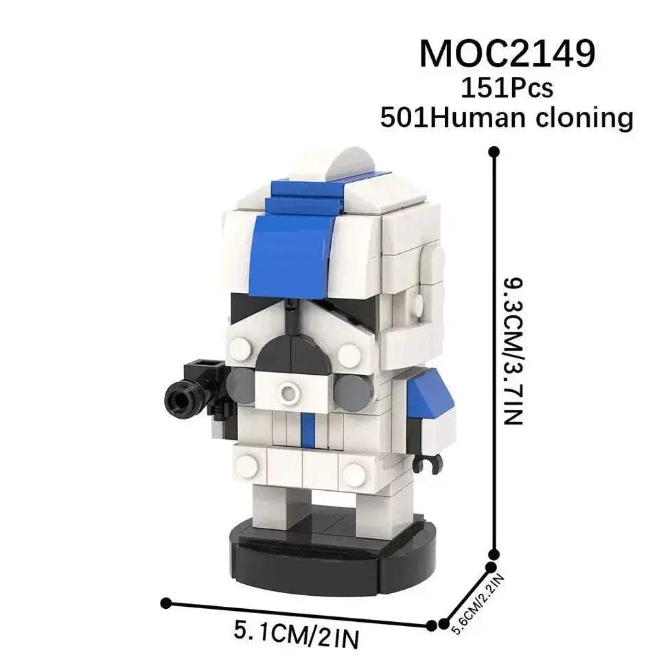 LEGO Compatible Figure Building Block Figure Durable ABS Plastic - ToylandEU