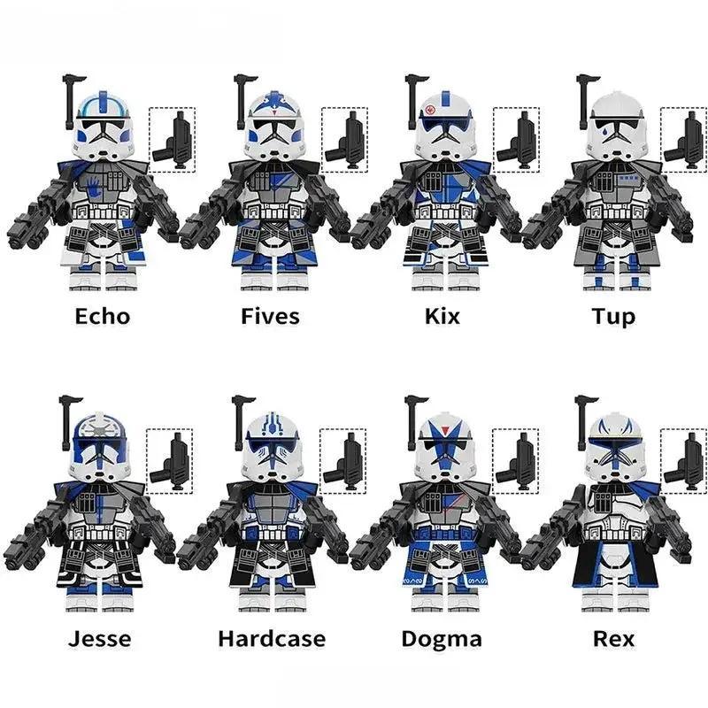 501st Legion Clone Trooper Minifigures Lego Set of 8 - ToylandEU™