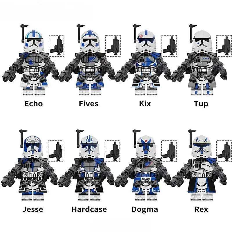 501st Legion Clone Trooper Minifigures Lego Set of 8 - ToylandEU™