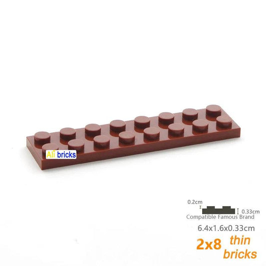50G Around 22PCS Part 3034 Thin Bricks MOC Building Blocks Building Bricks MOC - ToylandEU