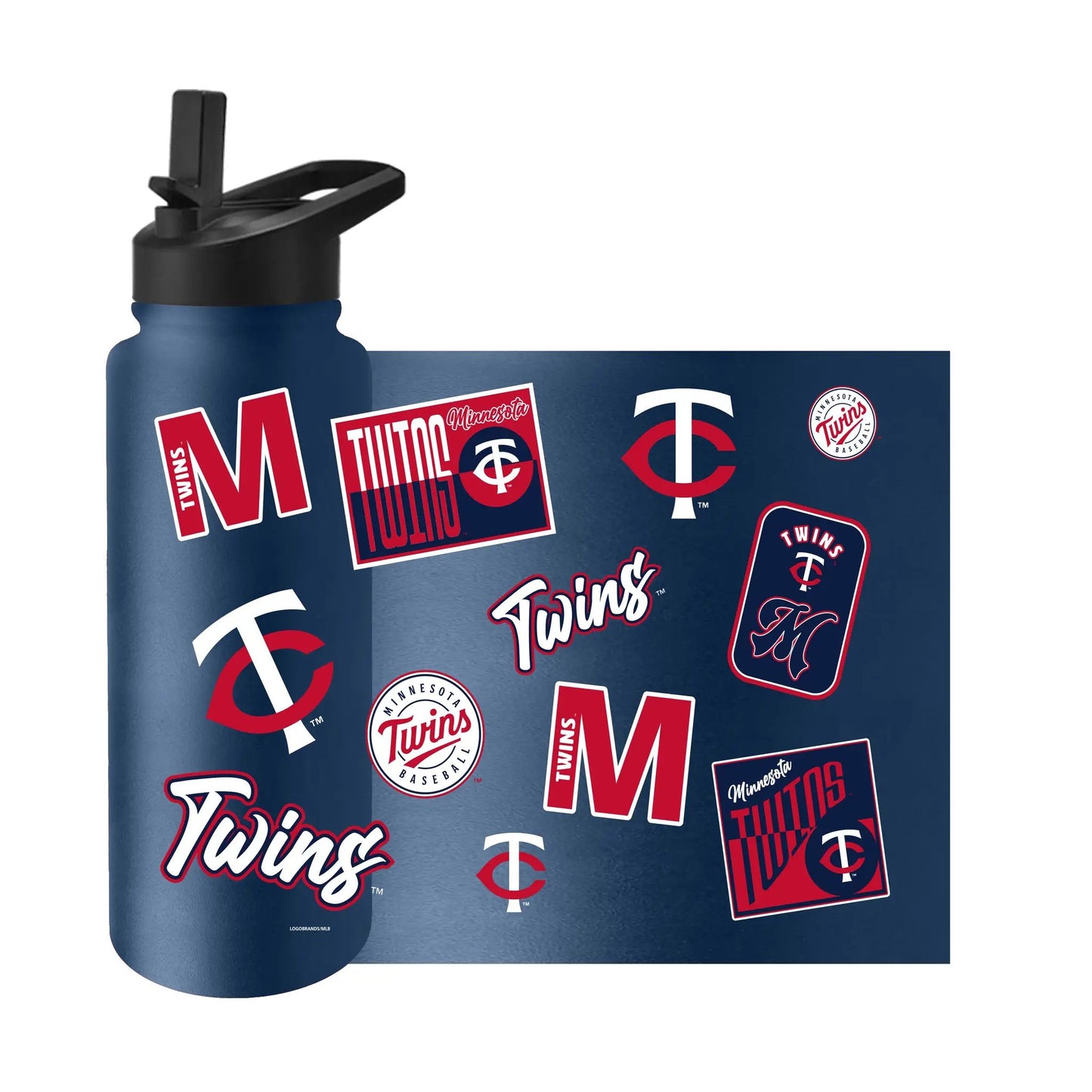 Minnesota Twins Quencher Bottle 34oz Stainless Steel Dreamweave