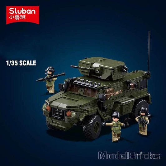 519PCS Military VDVS Assault Armored Vehicle Building Blocks Set - ToylandEU