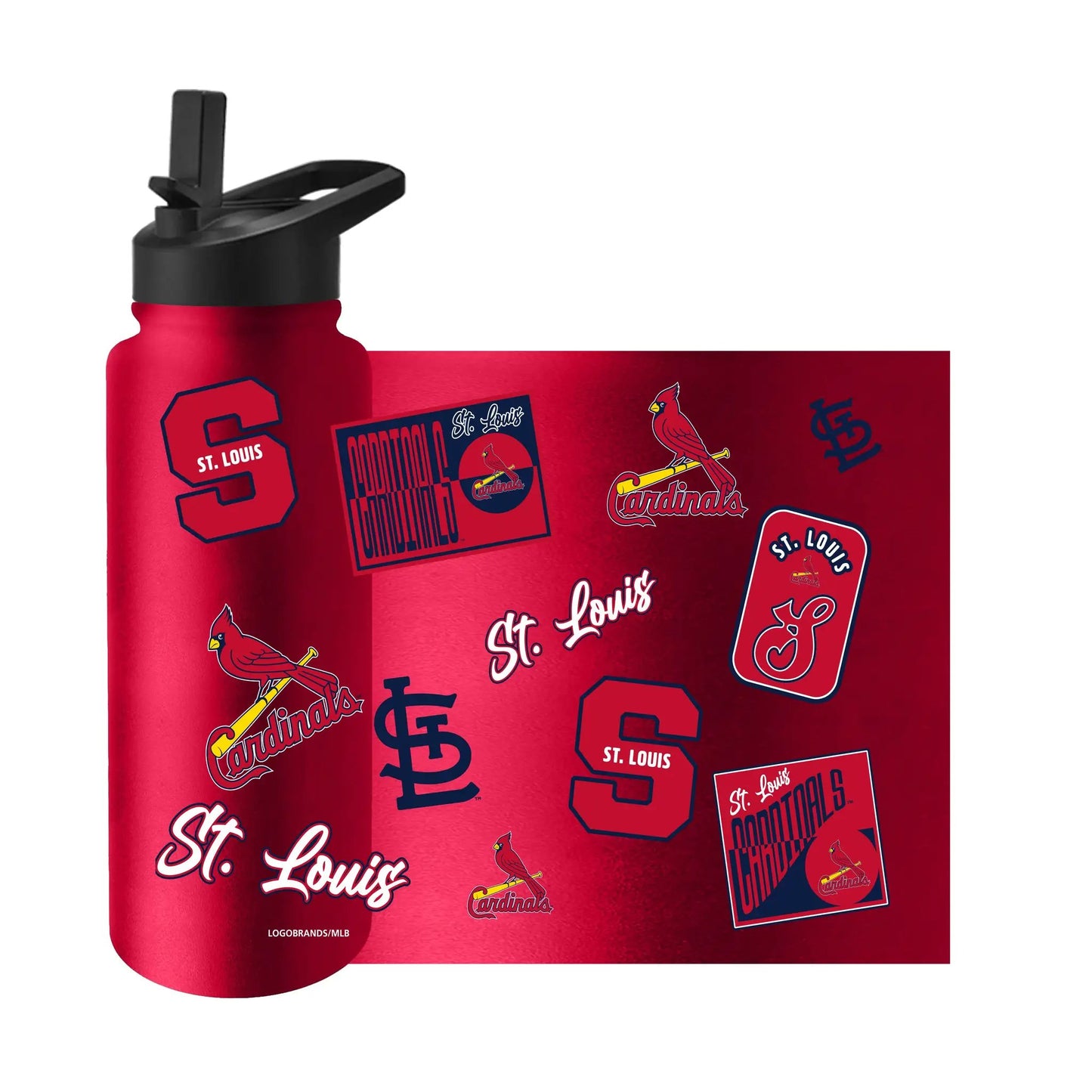St. Louis Cardinals Quencher Bottle 34oz Stainless Steel Dreamweave