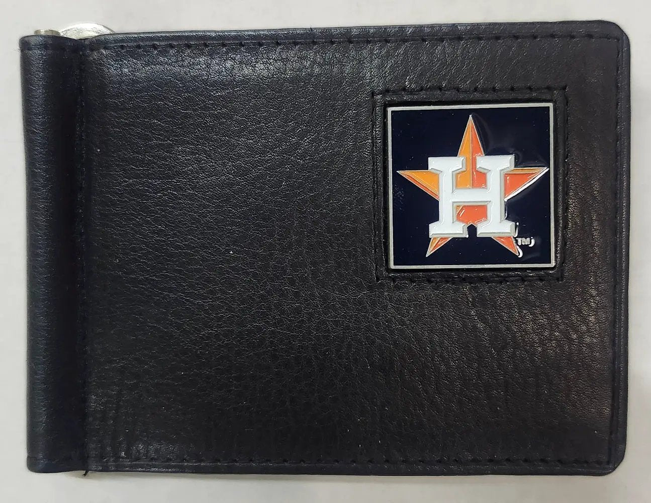 Houston Astros Wallet Leather Billfold Clip Wallet