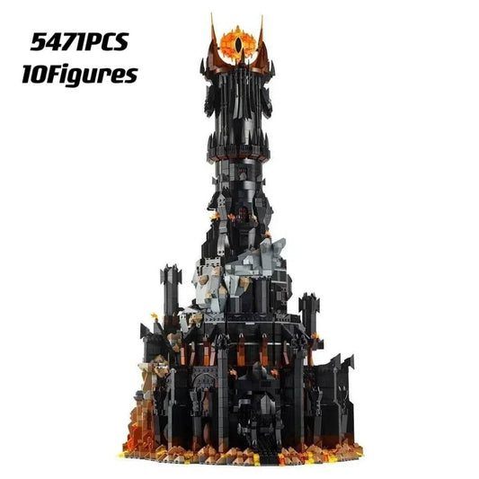 5471pcs Compatible 10333 Home Decoration Black Tower Model Kit for Kids and Adults Birthday Christmas Gift - ToylandEU