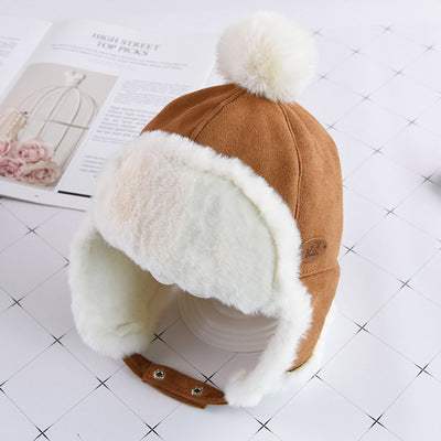 Plush Earmuff Cap | Rabbit Hair