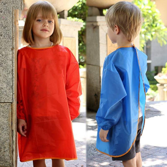 Kids' Waterproof Painting Smock | Cartoon Polyester