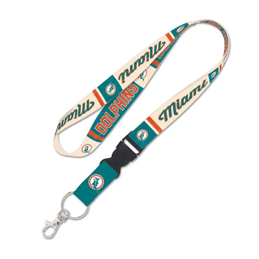 Miami Dolphins Lanyard with Detachable Buckle Vintage