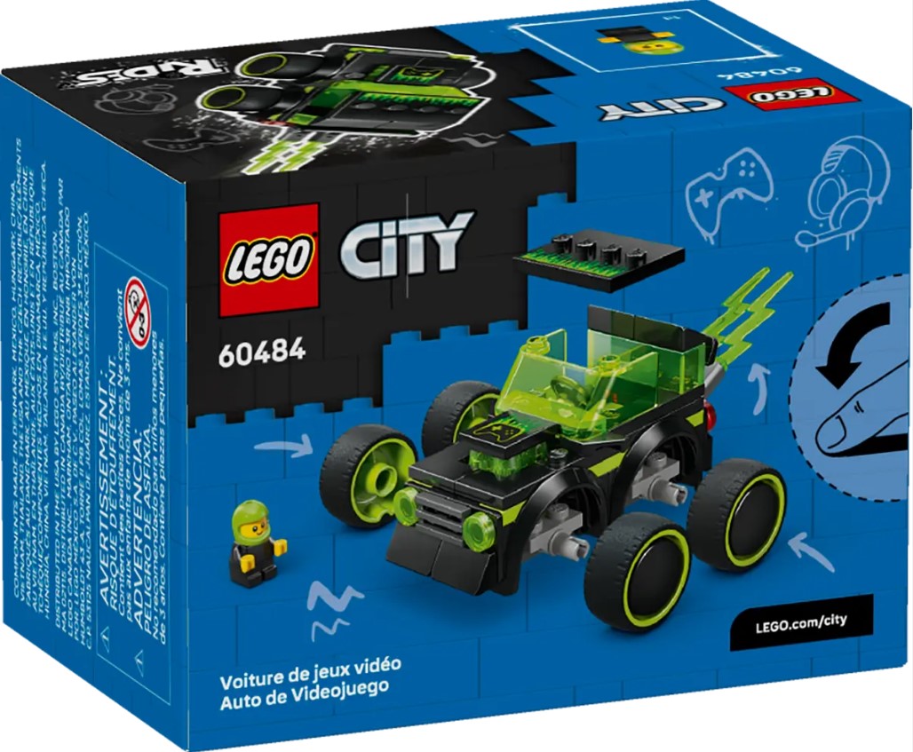 LEGO® City Rides | Gaming Race Car | Set 60484