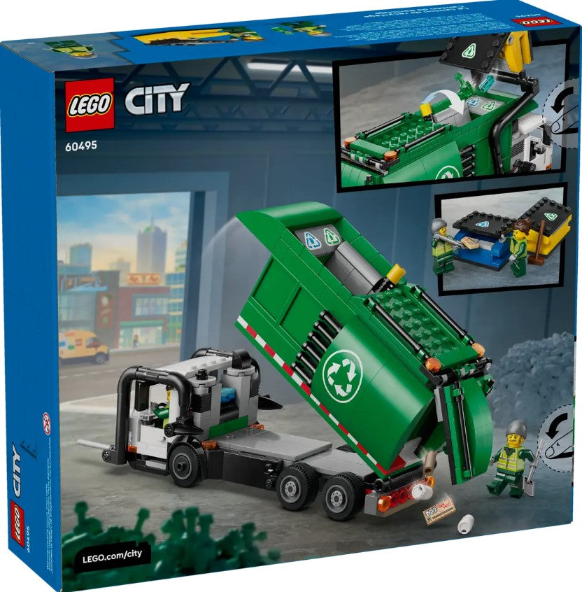 LEGO® City Recycling Truck | 434 Pieces | Ages 7 and Up | Set 60495