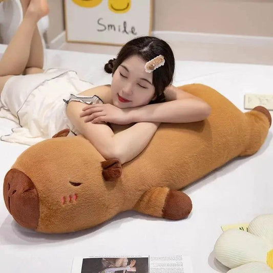 60cm-100cm Kawaii Capybara Plush Doll Pillow Home Decor - ToylandEU™