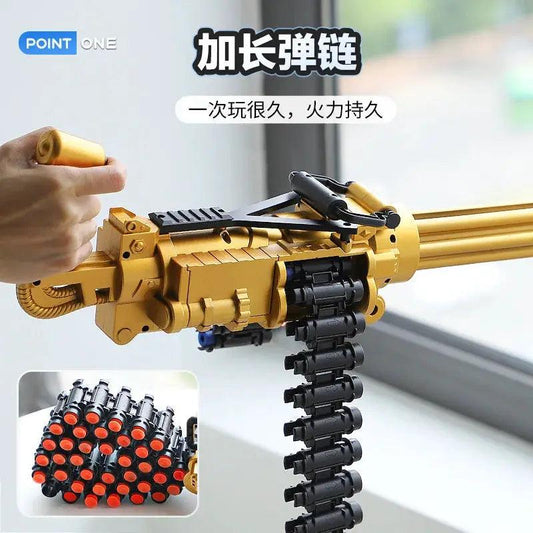 60cm Gatling Gun Toy Continuous Fire Soft Bullets - ToylandEU™