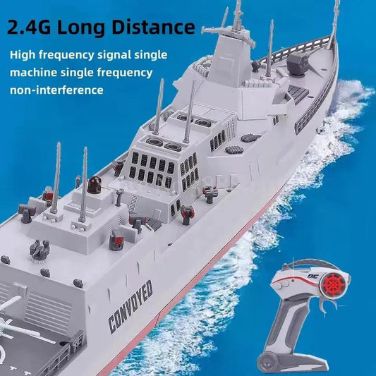 60cm Large Dual Motor RC Boat Water Shooting Cannon - ToylandEU™