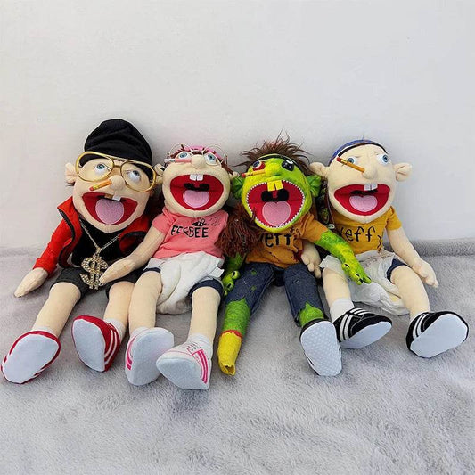60cm Plush Jeffy Boy Hand Puppet - Perfect for Kids' Play and Shows - ToylandEU