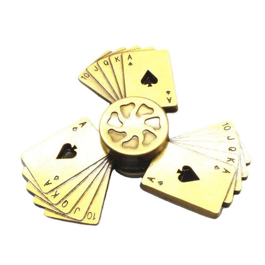 Poker Metal Fingertip Gyro Flush Toy | Zinc Alloy | Sensory Toys