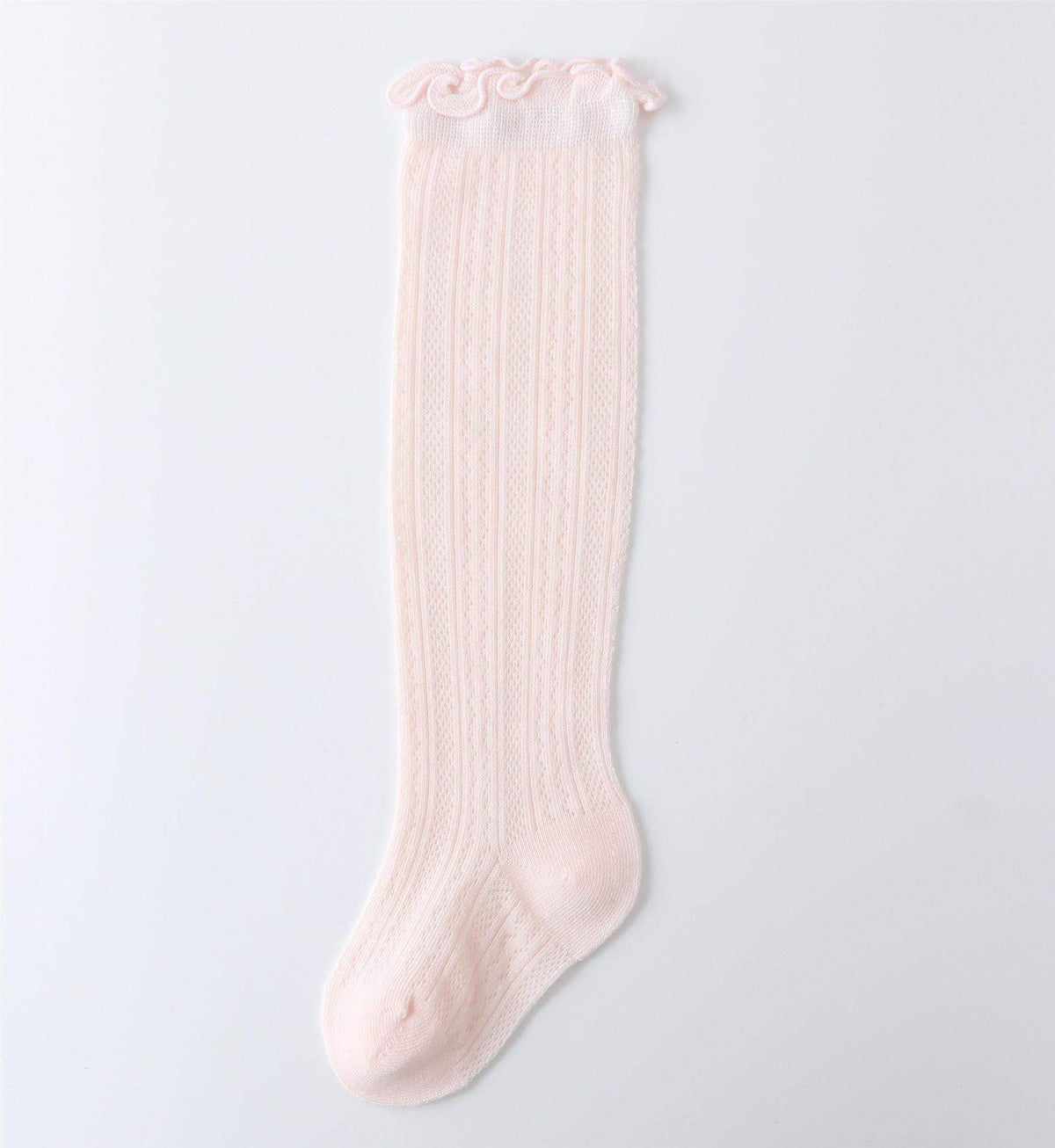 Infant And Toddler Breathable Mesh Air-Conditioning Socks | White, Gray