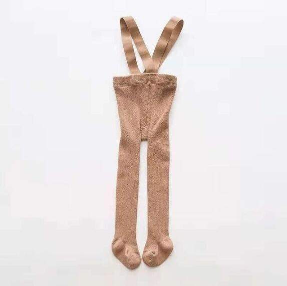 Cottie Cotton High-Waist Suspender Leggings | Sizes S-L | 0-3 Years